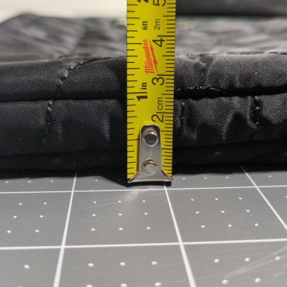 Marc By Marc Jacobs Tablet Tech Sleeve Black Zippered Pouch Quilted Nylon - Picture 8 of 9